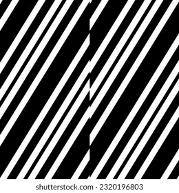 Ornamento geométrico vectorial de estilo étnico. Patrón sin brillo con formas abstractas. Papel de pared geométrico en blanco y negro. Patrón repetitivo de decoración, textil y de tela. Arte de abstracción.