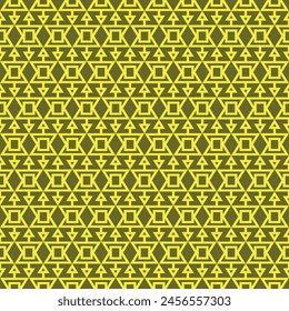Vector geometric ornament in ethnic style. Abstract seamless pattern with EPS 10.Simple modern background texture. Repeat geo design