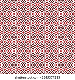 Vector geometric ornament in ethnic style. Abstract seamless pattern with EPS 10.Simple modern background texture. Repeat geo design