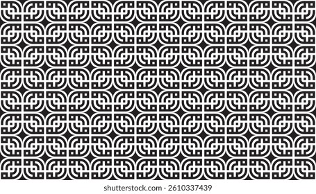 Vector geometric ornament in ethnic style. Abstract seamless pattern with EPS 10. Simple modern background texture. Repeat geo design