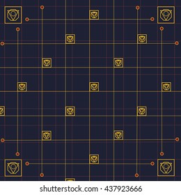 Vector  geometric ornament. Texture for textile     