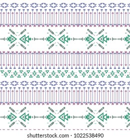 Vector geometric pattern in aztec style. Ideal for printing onto fabric and paper or scrap booking.