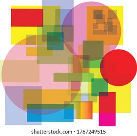 Vector geometric pattern background. Nice colourful composition geometric for your design.