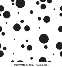 Vector geometric pattern black and white