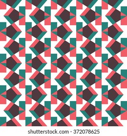 Vector geometric pattern, can be used for wallpaper, cover fills, web page background, surface textures.