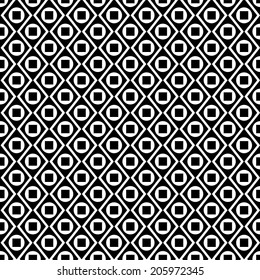 Vector geometric pattern with circles, rhombuses and squares  
