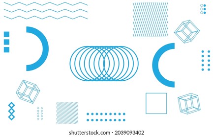 Vector Geometric Pattern, Geometry Wallpaper Background