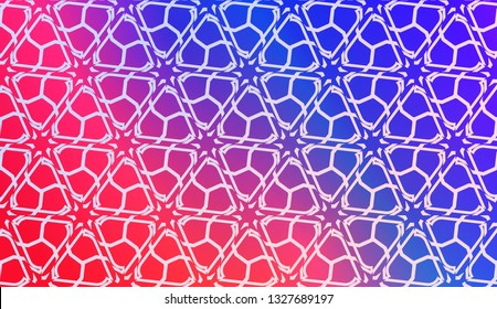 Vector Geometric Pattern with gradient backgroun. Triangles Curved Line. For Wallpaper, Presentation Background, Interior Design, Fashion Print.