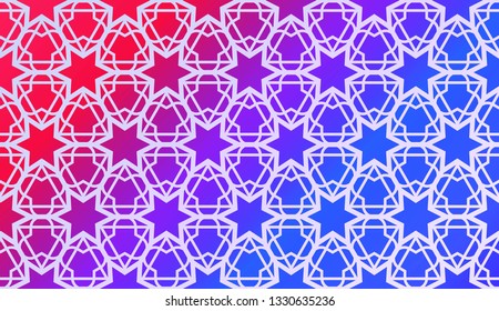 Vector Geometric Pattern with gradient backgroun. Triangles Curved Line. For Wallpaper, Presentation Background, Interior Design, Fashion Print.