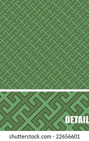 VECTOR Geometric pattern. Inspired by Chinese cultural motifs - tiles seamlessly!