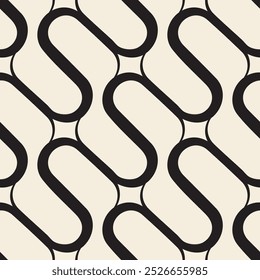 Vector geometric pattern with intertwined ovals