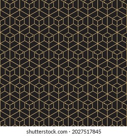 Vector geometric pattern. Modern stylish texture with monochrome trellis. 
