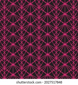 Vector geometric pattern. Modern stylish texture with monochrome trellis. 