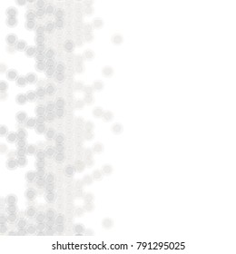 Vector geometric pattern. Modern texture in monochrome. Grey dotted design. Stylish tiles of circles. Abstract background on the book cover, brochure, flyer or website.
