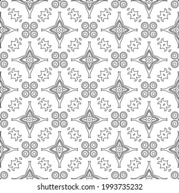 
Vector geometric pattern. Repeating elements stylish background abstract ornament for wallpapers and backgrounds. Black and white colors.