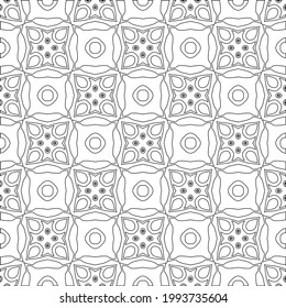 
Vector geometric pattern. Repeating elements stylish background abstract ornament for wallpapers and backgrounds. Black and white colors.