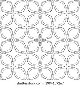 

Vector geometric pattern. Repeating elements stylish background abstract ornament for wallpapers and backgrounds. pattern with Black and white color. 