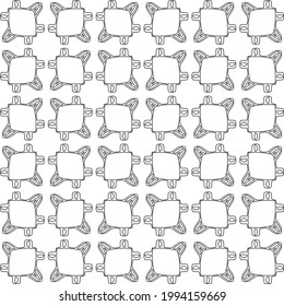 

Vector geometric pattern. Repeating elements stylish background abstract ornament for wallpapers and backgrounds. pattern with Black and white color. 