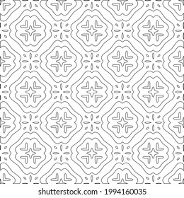 

Vector geometric pattern. Repeating elements stylish background abstract ornament for wallpapers and backgrounds. pattern with Black and white color. 