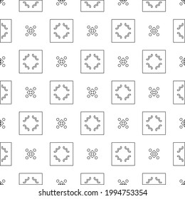 
Vector geometric pattern. Repeating elements stylish background abstract ornament for wallpapers and backgrounds. Black and white colors.