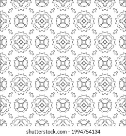 
Vector geometric pattern. Repeating elements stylish background abstract ornament for wallpapers and backgrounds. Black and white colors.
