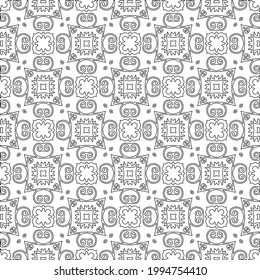 
Vector geometric pattern. Repeating elements stylish background abstract ornament for wallpapers and backgrounds. Black and white colors.
