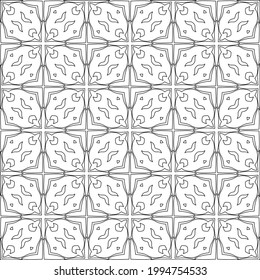 
Vector geometric pattern. Repeating elements stylish background abstract ornament for wallpapers and backgrounds. Black and white colors.
