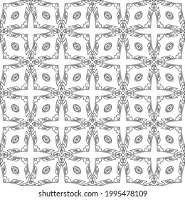 
Vector geometric pattern. Repeating elements stylish background abstract ornament for wallpapers and backgrounds. pattern with Black and white color. 