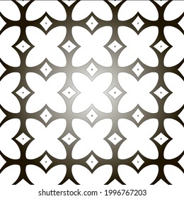 Vector geometric pattern. Repeating elements stylish background abstract ornament for wallpapers and backgrounds. Black and white colors