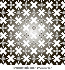 Vector geometric pattern. Repeating elements stylish background abstract ornament for wallpapers and backgrounds. Black and white colors