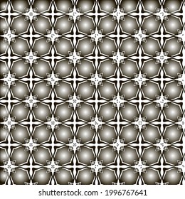 Vector geometric pattern. Repeating elements stylish background abstract ornament for wallpapers and backgrounds. Black and white colors