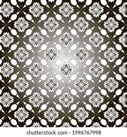 Vector geometric pattern. Repeating elements stylish background abstract ornament for wallpapers and backgrounds. Black and white colors