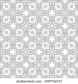 
Vector geometric pattern. Repeating elements stylish background abstract ornament for wallpapers and backgrounds. Black and white colors 