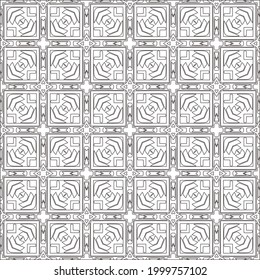 
Vector geometric pattern. Repeating elements stylish background abstract ornament for wallpapers and backgrounds. Black and white colors 