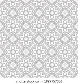 
Vector geometric pattern. Repeating elements stylish background abstract ornament for wallpapers and backgrounds. Black and white colors 