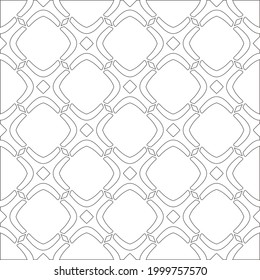 Vector geometric pattern. Repeating elements stylish background abstract ornament for wallpapers and 

backgrounds. Black and white colors 