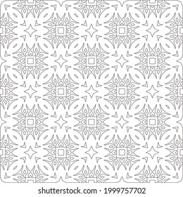 Vector geometric pattern. Repeating elements stylish background abstract ornament for wallpapers and 

backgrounds. Black and white colors 