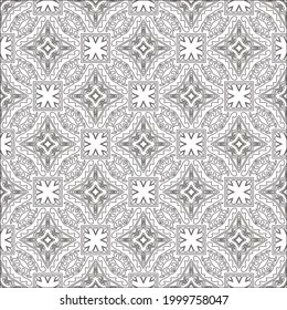 
Vector geometric pattern. Repeating elements stylish background abstract ornament for wallpapers and backgrounds. Black and white colors 