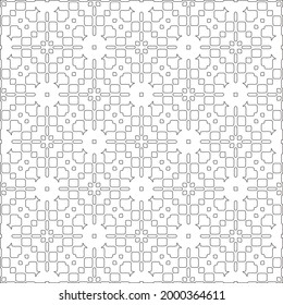 Vector geometric pattern. Repeating elements stylish background abstract ornament for wallpapers and 

backgrounds. Black and white colors 