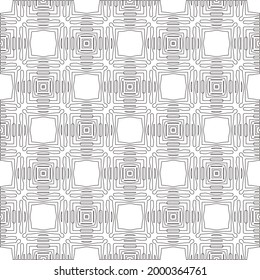 Vector geometric pattern. Repeating elements stylish background abstract ornament for wallpapers and 

backgrounds. Black and white colors 