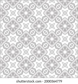 Vector geometric pattern. Repeating elements stylish background abstract ornament for wallpapers and 

backgrounds. Black and white colors 