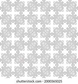Vector geometric pattern. Repeating elements stylish background abstract ornament for wallpapers and 

backgrounds. Black and white colors 