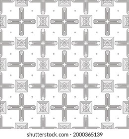 
Vector geometric pattern. Repeating elements stylish background abstract ornament for wallpapers and 

backgrounds. Black and white colors 