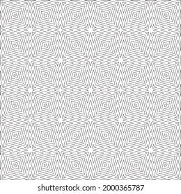
Vector geometric pattern. Repeating elements stylish background abstract ornament for wallpapers and 

backgrounds. Black and white colors 