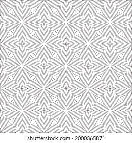 
Vector geometric pattern. Repeating elements stylish background abstract ornament for wallpapers and 

backgrounds. Black and white colors 