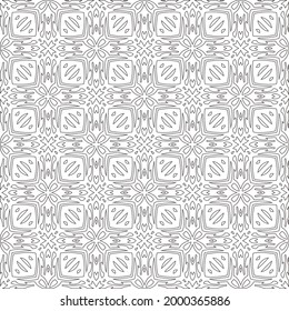 
Vector geometric pattern. Repeating elements stylish background abstract ornament for wallpapers and 

backgrounds. Black and white colors 