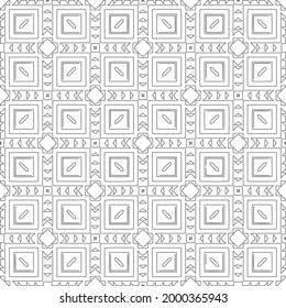 
Vector geometric pattern. Repeating elements stylish background abstract ornament for wallpapers and 

backgrounds. Black and white colors 