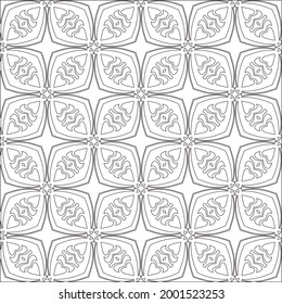 Vector geometric pattern. Repeating elements stylish background abstract ornament for wallpapers and 

backgrounds. Black and white colors 