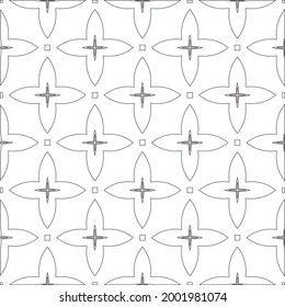 Vector geometric pattern. Repeating elements stylish background abstract ornament for wallpapers and 

backgrounds. Black and white colors 
