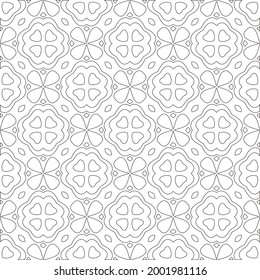 Vector geometric pattern. Repeating elements stylish background abstract ornament for wallpapers and 

backgrounds. Black and white colors 